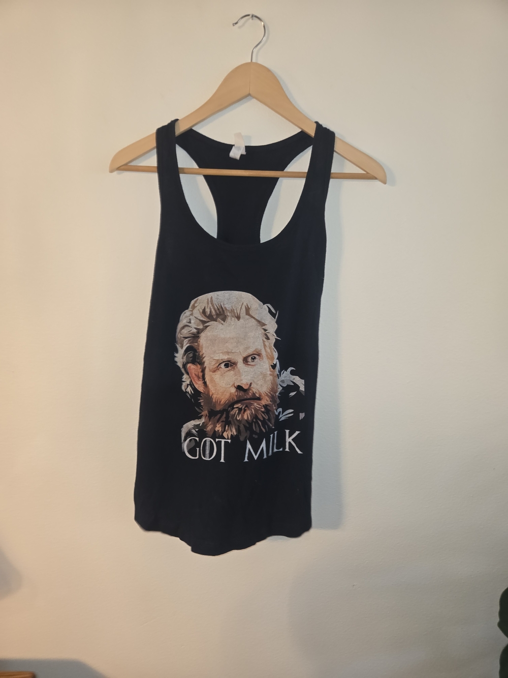 Blue 'Games Of Thrones "GOT Milk"' Graphic Racerback Tank